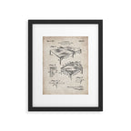 Table Tennis Patent - Tennis Art - Antique Framed Art Print Gallery Image 4