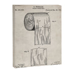 Toilet Paper Patent - Bathroom Art - Antique Canvas Print Gallery Image 8