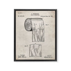 Toilet Paper Patent - Bathroom Art - Antique Framed Canvas Print Gallery Image 8