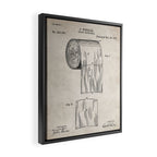 Toilet Paper Patent - Bathroom Art - Antique Framed Canvas Print Gallery Image 2