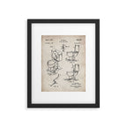 Toilet Seat Patent - Housewarming Bathroom Art - Antique Framed Art Print Gallery Image 6