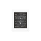 Wright Brother'S Plane Patent - Aviation Art - Black Chalkboard Art Print Gallery Image 1