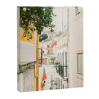 Lemon Tree in Alley of Old Town of Lisbon - Portugal Travel Photography Canvas Print Gallery Image 8