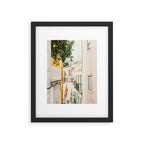 Lemon Tree in Alley of Old Town of Lisbon - Portugal Travel Photography Framed Art Print Gallery Image 6