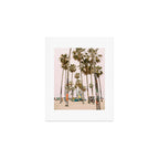 Palm Trees on Venice Beach - Los Angeles California Travel Photography Art Print Gallery Image 1