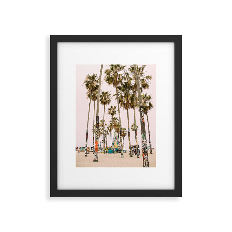 Palm Trees on Venice Beach - Los Angeles California Travel Photography Framed Art Print Gallery Image 6