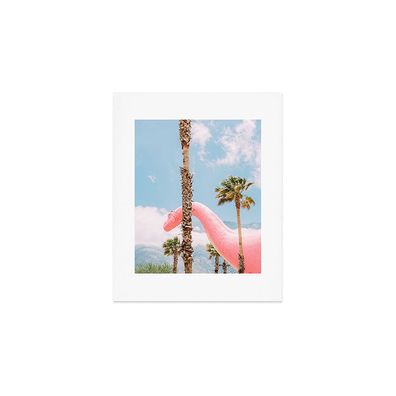 Pink Dinosaur in Cabazon - Palm Springs - California Travel Photo Art Print Gallery Image 1