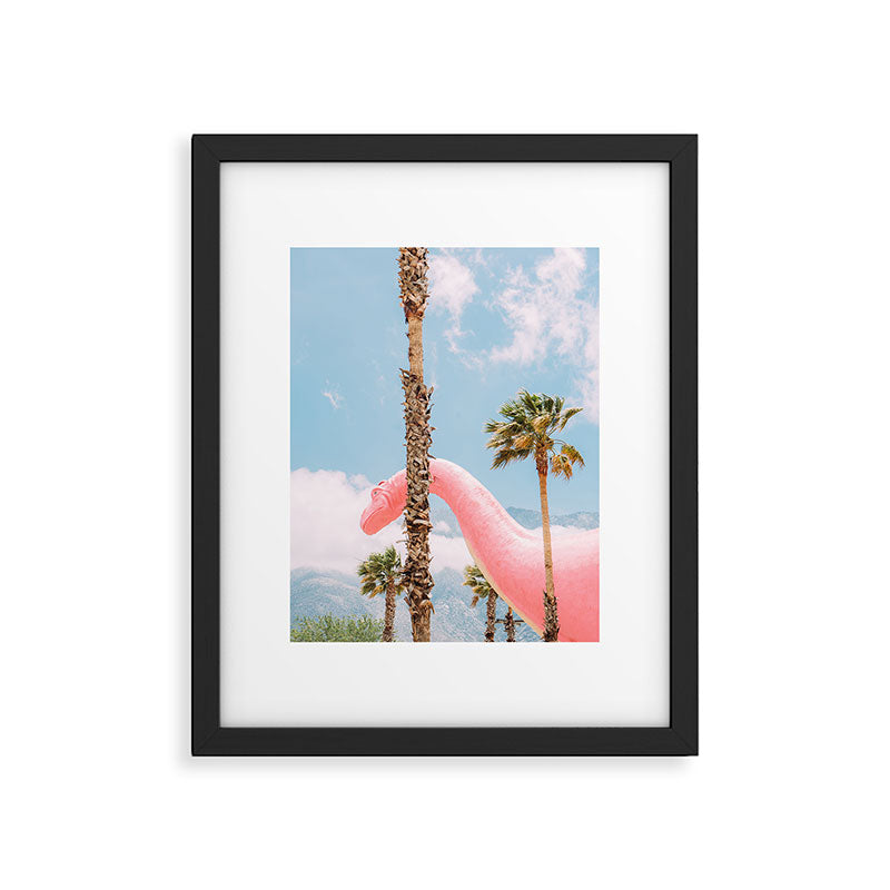 Pink Dinosaur in Cabazon - Palm Springs - California Travel Photo Framed Art Print Gallery Image 6