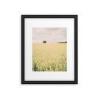 Rural Countryside Field Landscape With Tree Framed Art Print Gallery Image 6