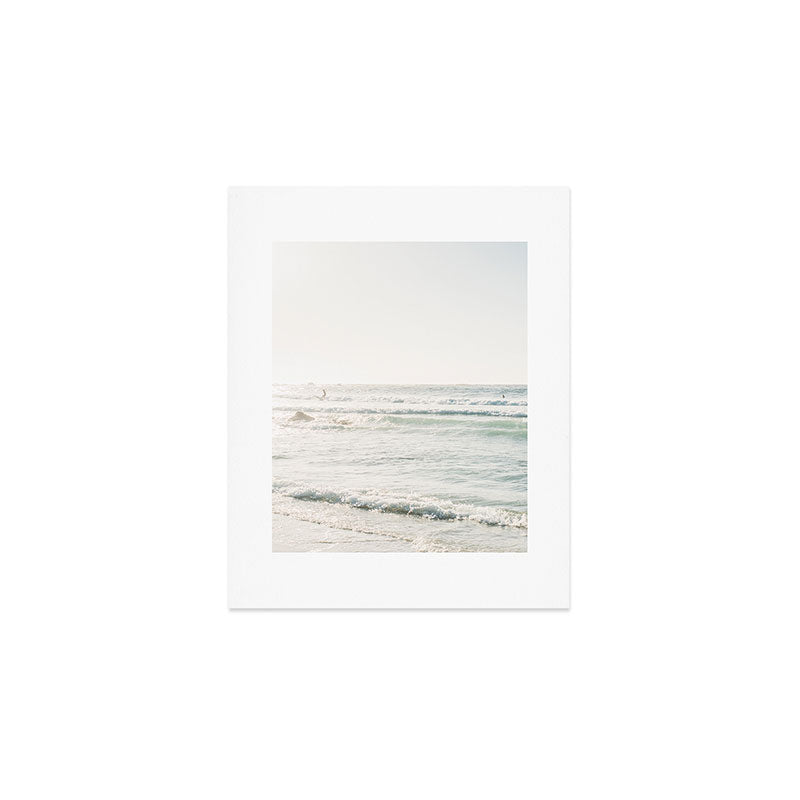 Surfing at Monterey - California Coast Sunset - Pacific Ocean Surf Travel Photography Art Print Gallery Image 1