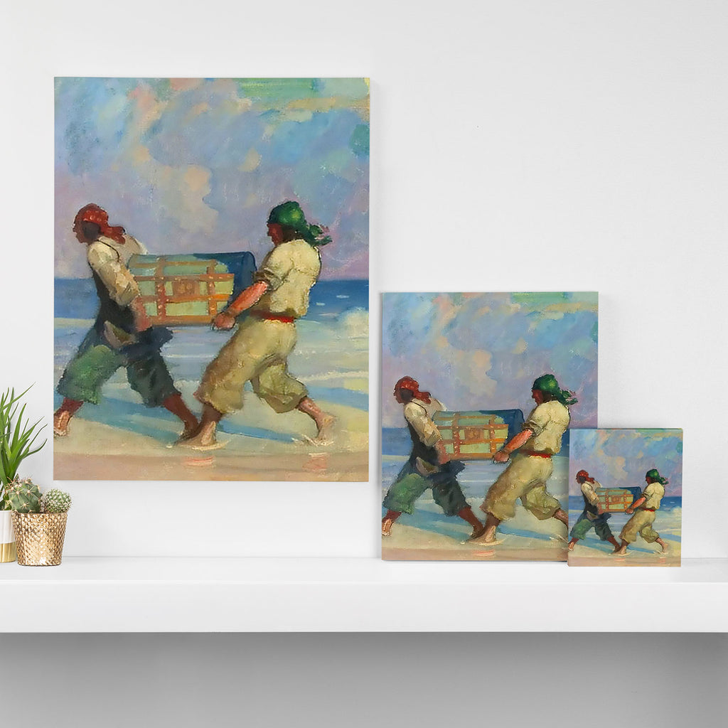 âAbsconding With The Treasureâ by NC Wyeth Canvas Print Gallery Image 3