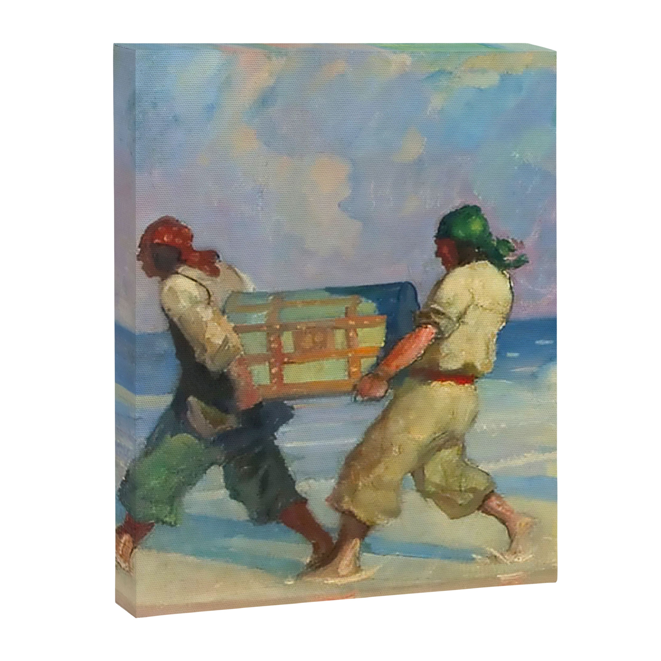 âAbsconding With The Treasureâ by NC Wyeth Canvas Print Gallery Image 6