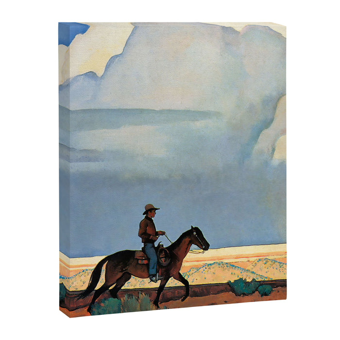 âDesert Journeyâ Western Art by Maynard Dixon Canvas Print Gallery Image 1