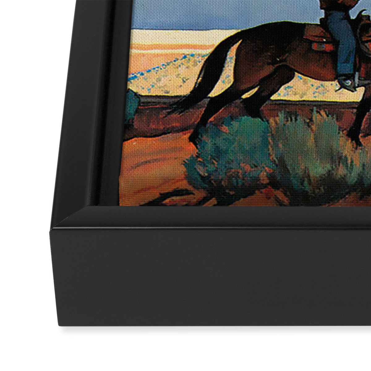âDesert Journeyâ Western Art by Maynard Dixon Framed Canvas Print Gallery Image 3