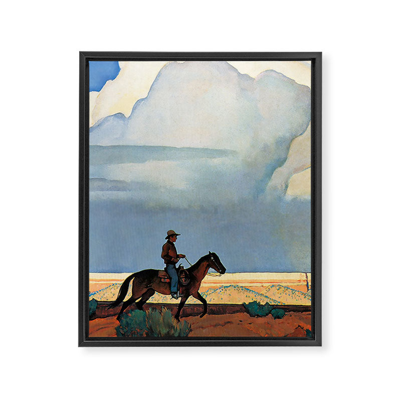 âDesert Journeyâ Western Art by Maynard Dixon Framed Canvas Print Gallery Image 6