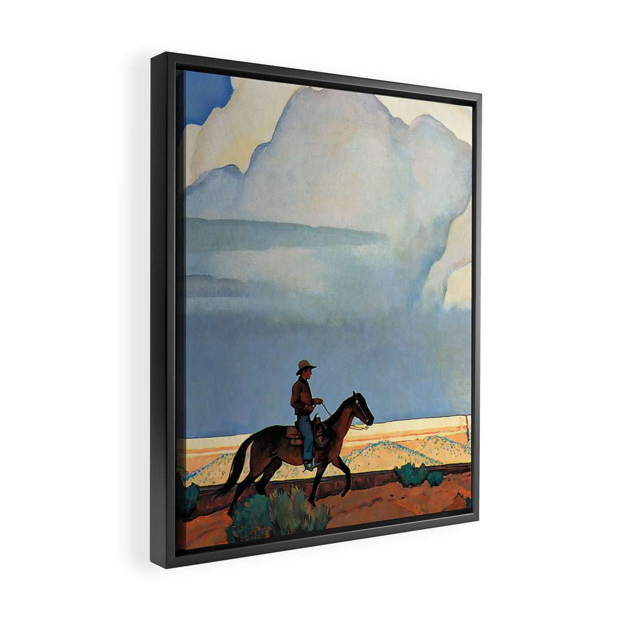 âDesert Journeyâ Western Art by Maynard Dixon Framed Canvas Print Gallery Image 2