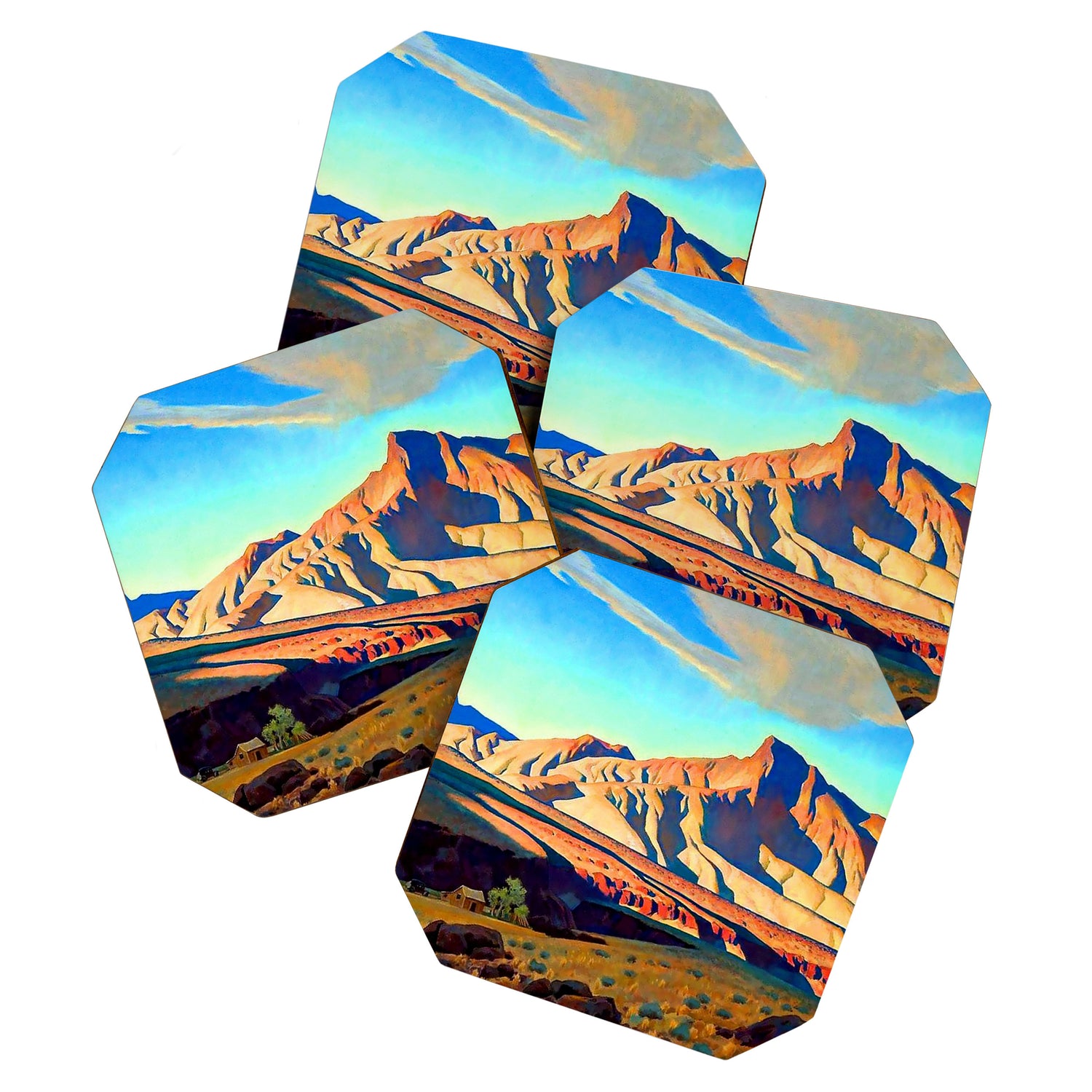 âHome of the Desert Ratâ by Maynard Dixon Coaster Gallery Image 1