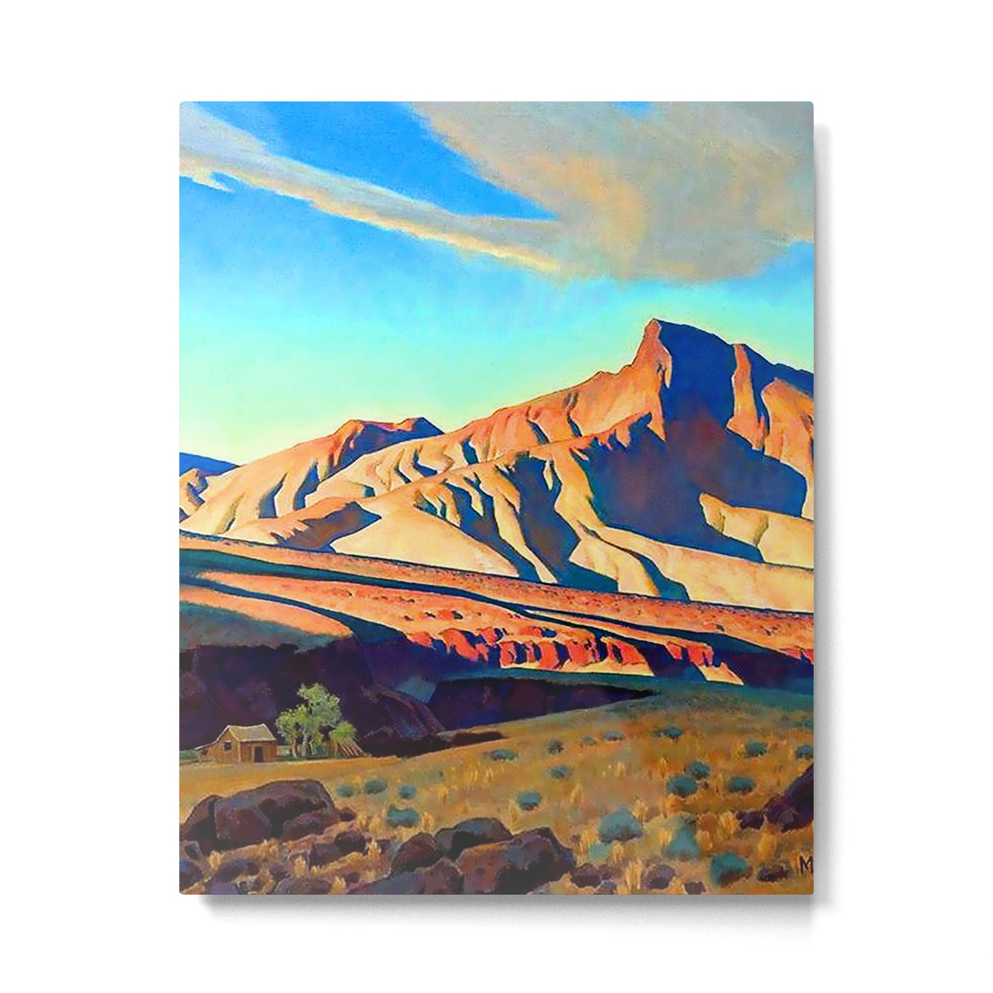 âHome of the Desert Ratâ by Maynard Dixon Metal Print Gallery Image 6