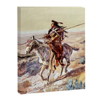 âIndian With Spear â by Charles M Russell Canvas Print Gallery Image 6