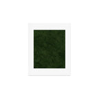 Luxury Moss Green Rippled Moiré Pattern Art Print Gallery Image 1