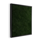 Luxury Moss Green Rippled Moiré Pattern Framed Canvas Print Gallery Image 2