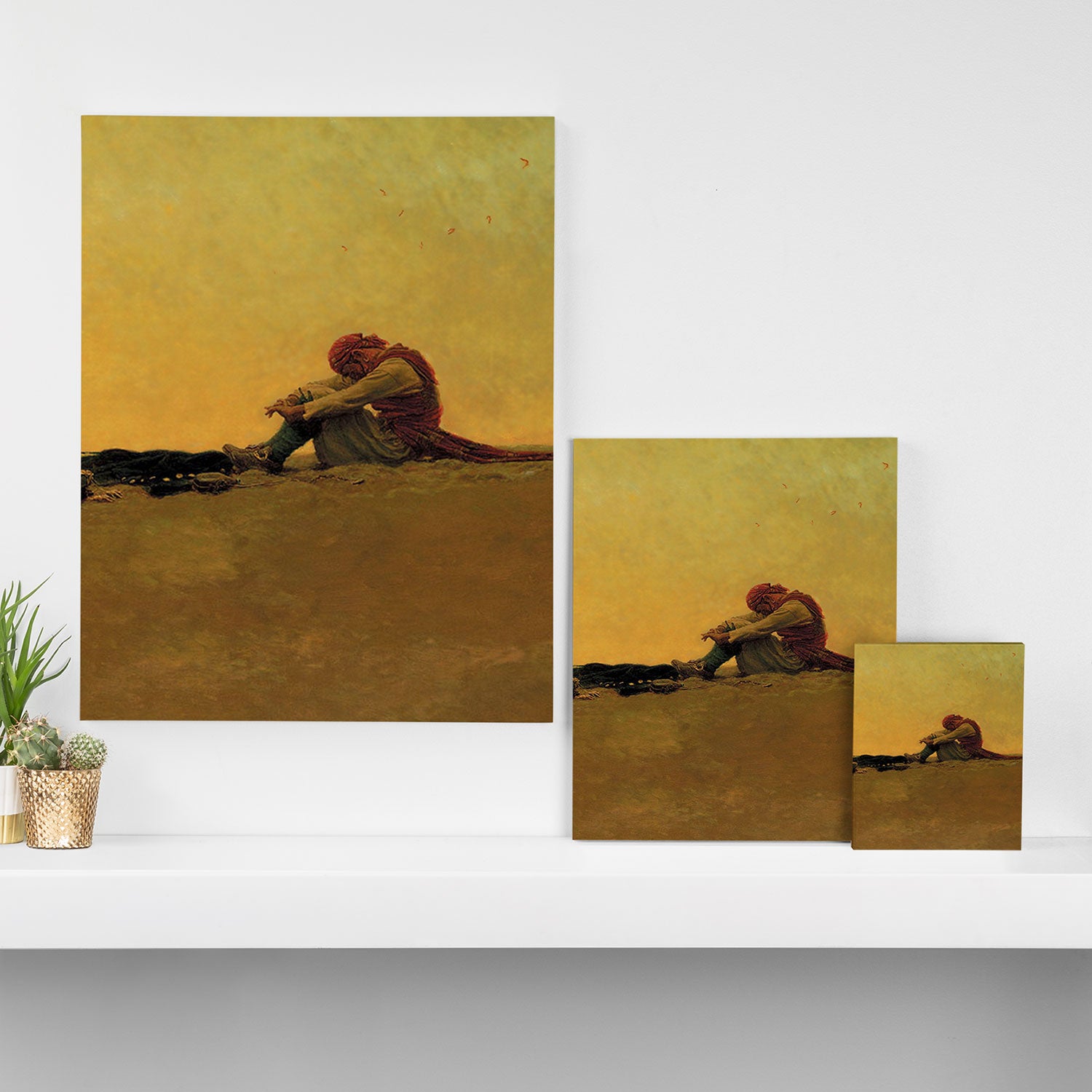 âMaroonedâ Pirate Art by Howard Pyle Canvas Print Gallery Image 3