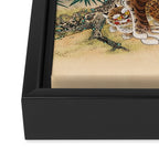 Minhwa Korean Ugly Tiger  Framed Canvas Print Gallery Image 3