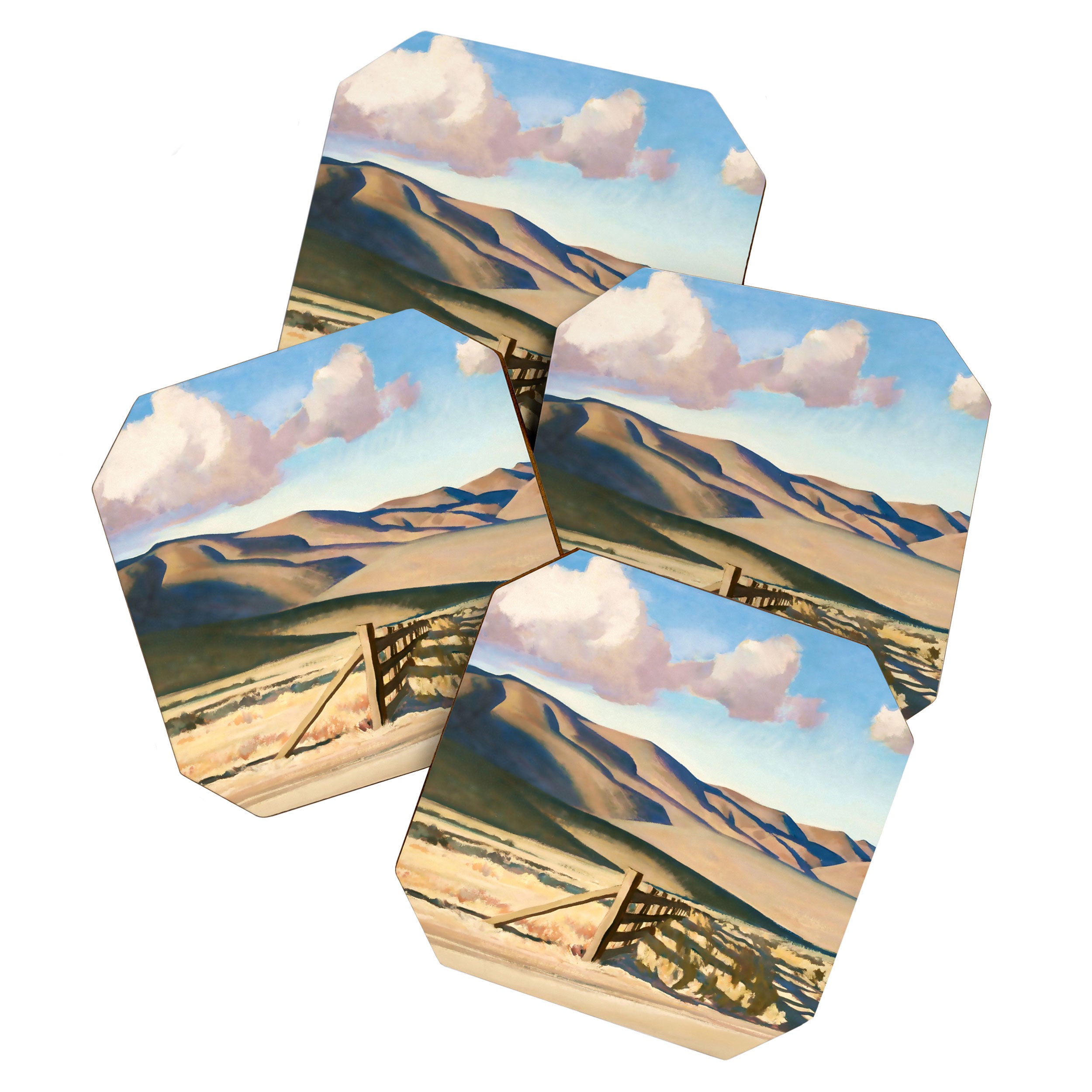 âNevada Hillsâ by Maynard Dixon Coaster Gallery Image 1