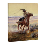 âOn the Pondâ by Charles M Russell Canvas Print Gallery Image 3