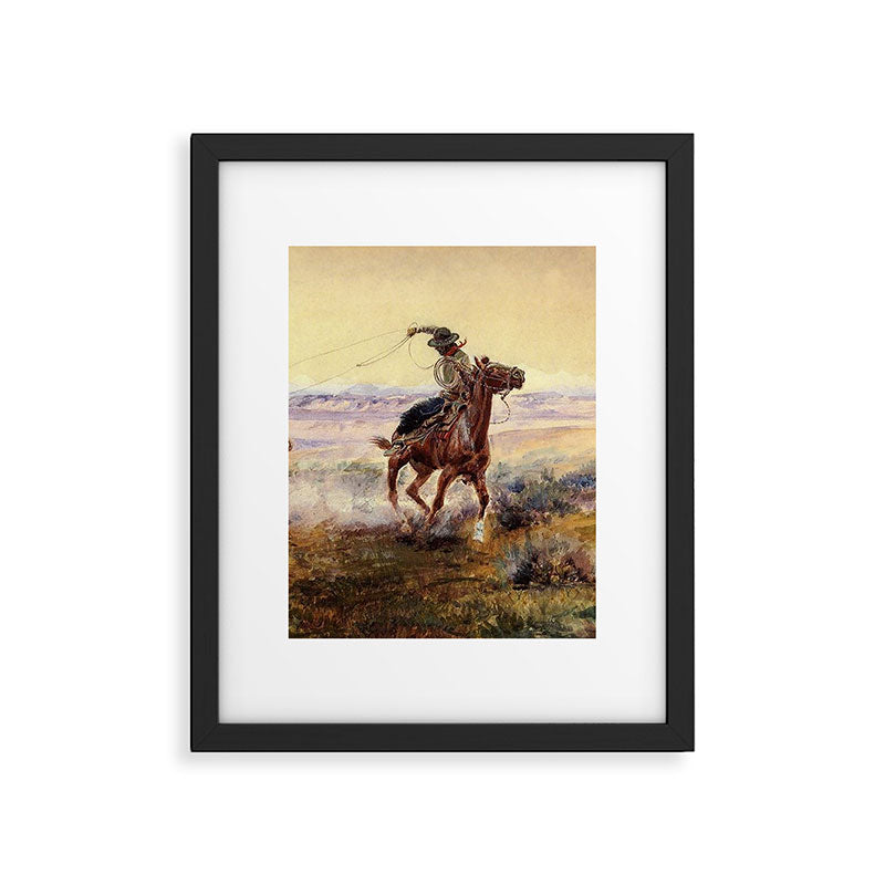 âOn the Pondâ by Charles M Russell Framed Art Print Gallery Image 5