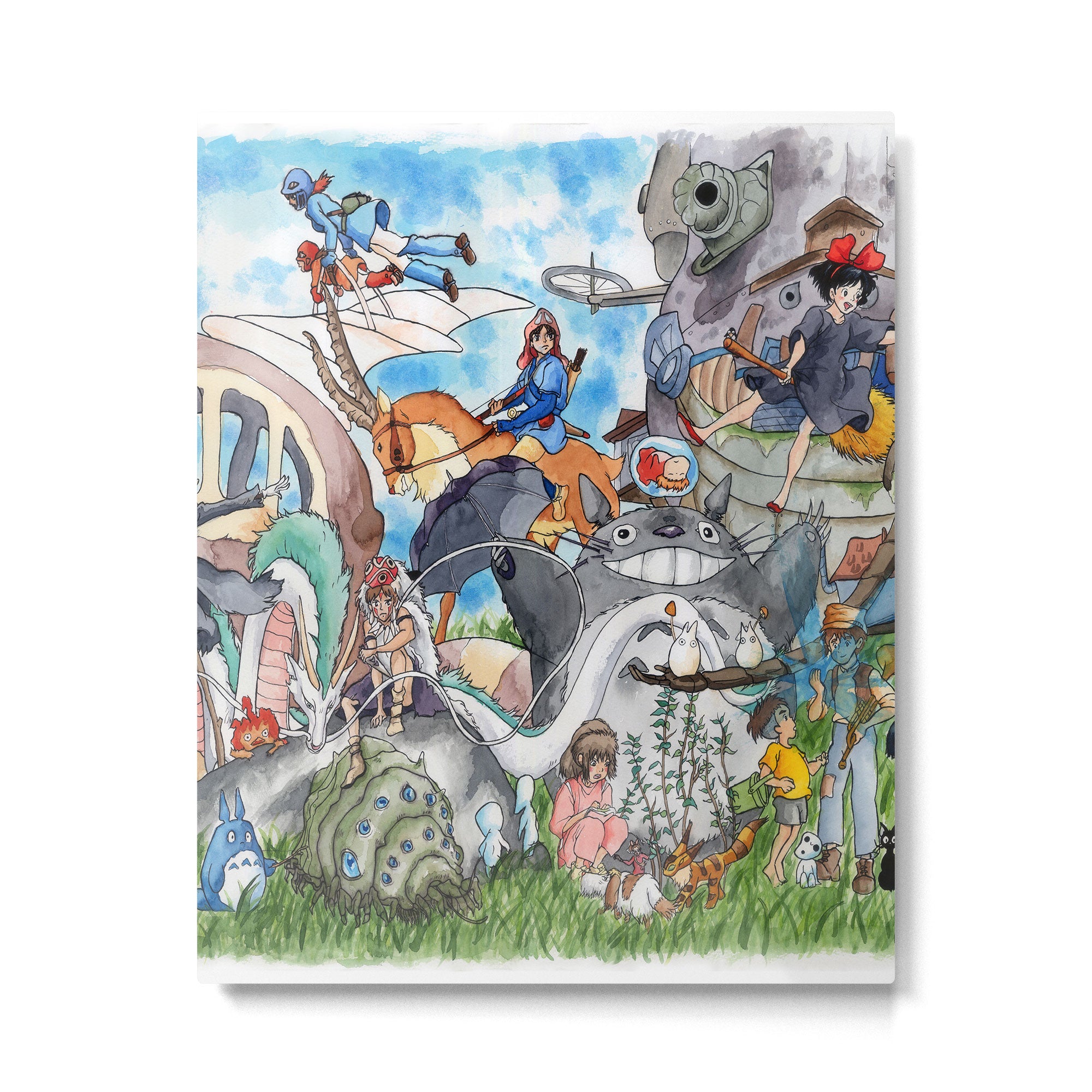 Miyazaki Tribute Metal Print Gallery Image 6