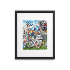 Miyazaki Tribute Framed Art Print Gallery Image 6