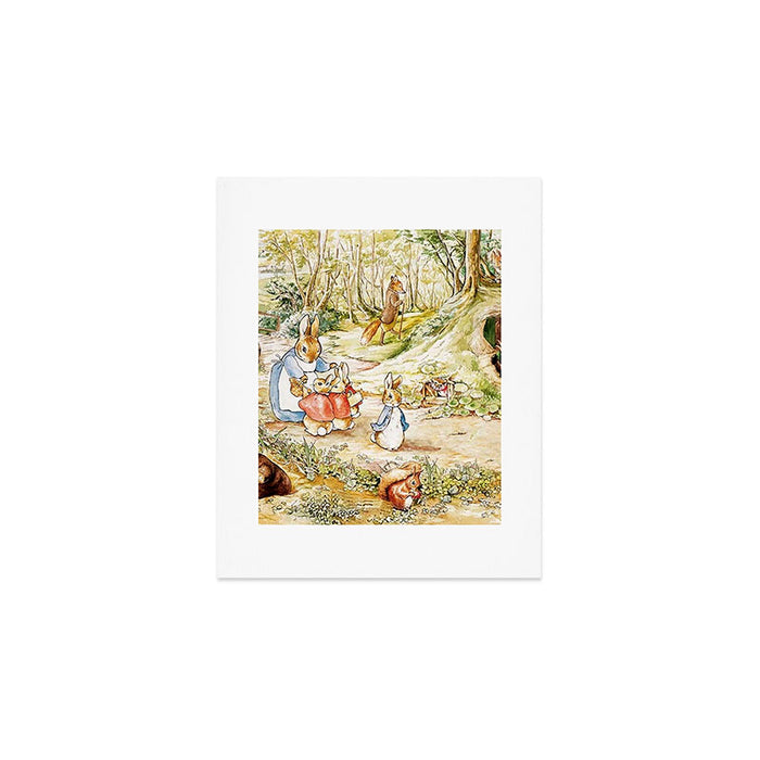 Peter Rabbitâs Neighbourhood by Beatrix Potter Art Print Gallery Image 1