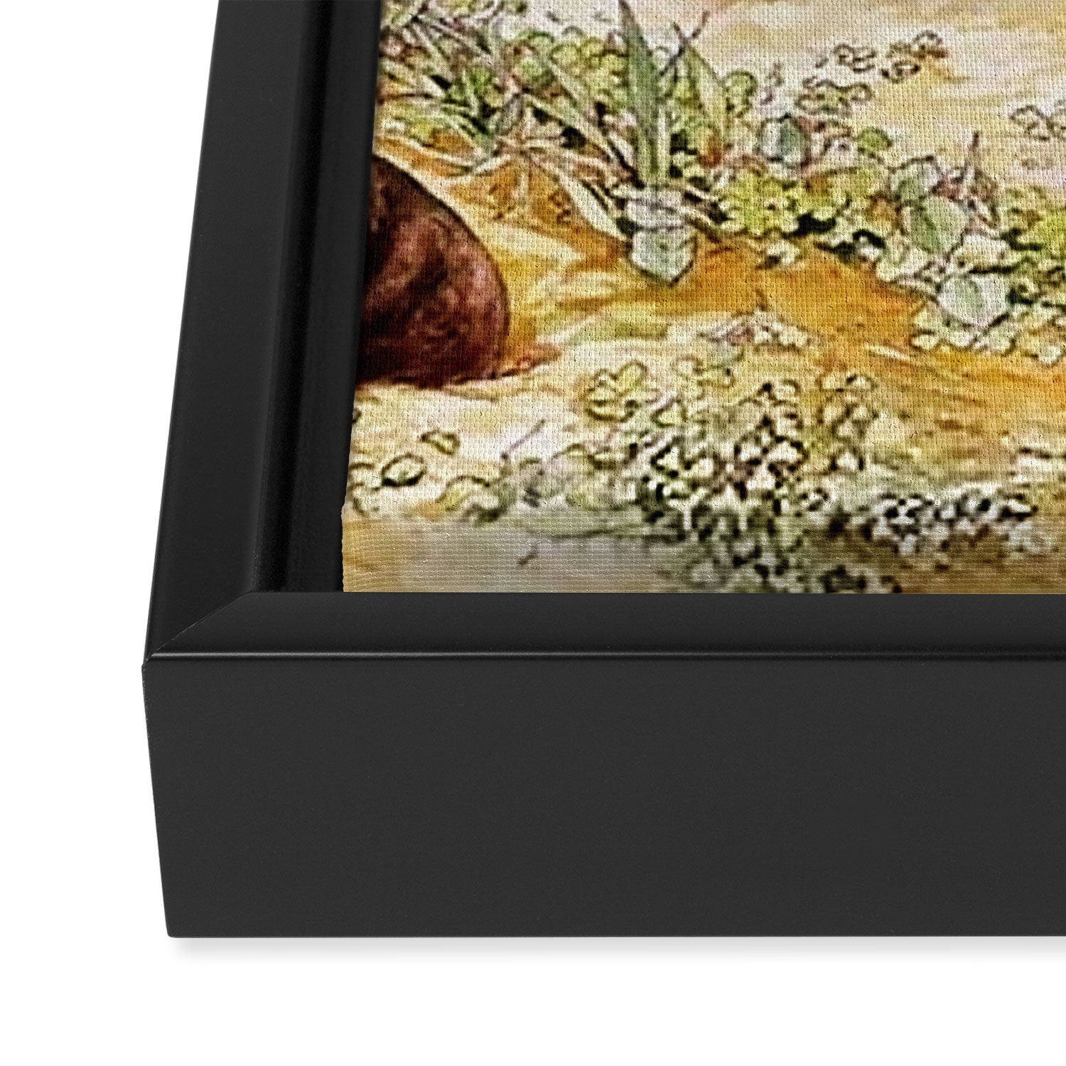 Peter Rabbitâs Neighbourhood by Beatrix Potter Framed Canvas Print Gallery Image 3