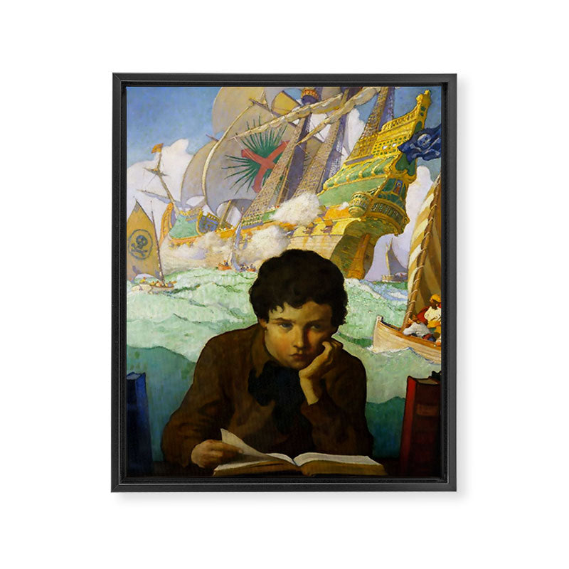 âPirate Dreamsâ by NC Wyeth Framed Canvas Print Gallery Image 6