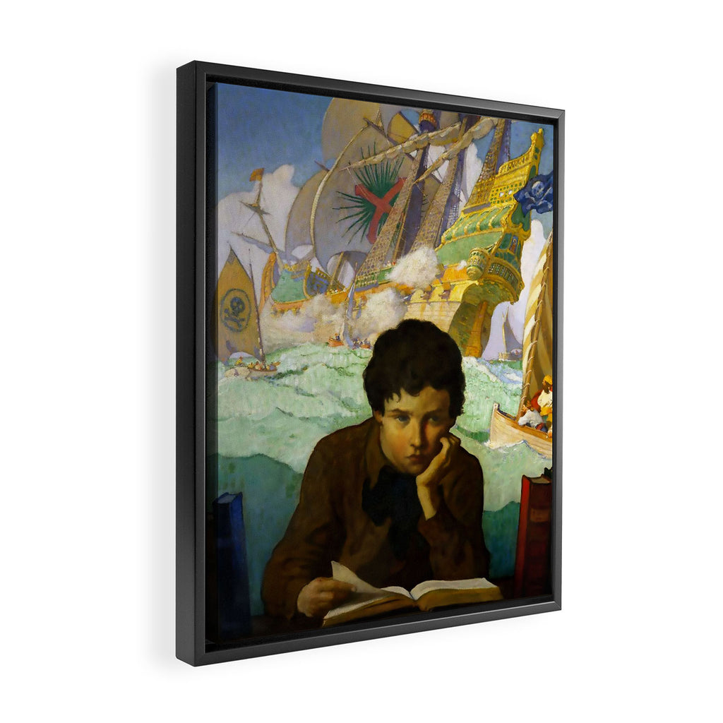 âPirate Dreamsâ by NC Wyeth Framed Canvas Print Gallery Image 2