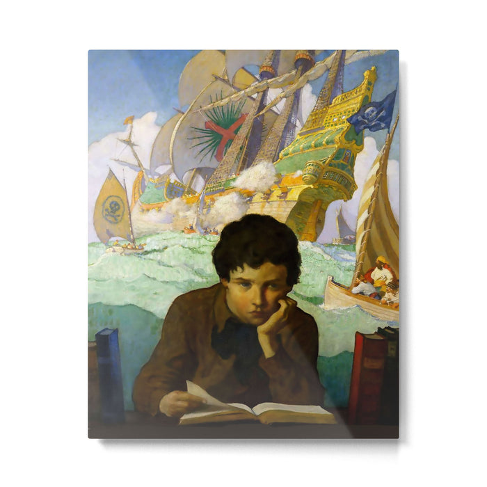 âPirate Dreamsâ by NC Wyeth Metal Print Gallery Image 1