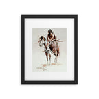 âPowderfaceâ Western Art by Charles M Russell Framed Art Print Gallery Image 5
