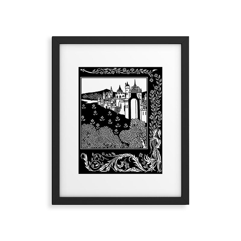 âRiding Out From The Abbeyâ by Aubrey Beardsley Framed Art Print Gallery Image 5