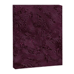 Royal Maroon Silk Moire Pattern Canvas Print Gallery Image 6