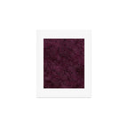 Royal Maroon Silk Moire Pattern Art Print Gallery Image 1