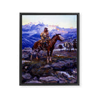âThe Free Trappersâ by Charles M Russell Framed Canvas Print Gallery Image 6