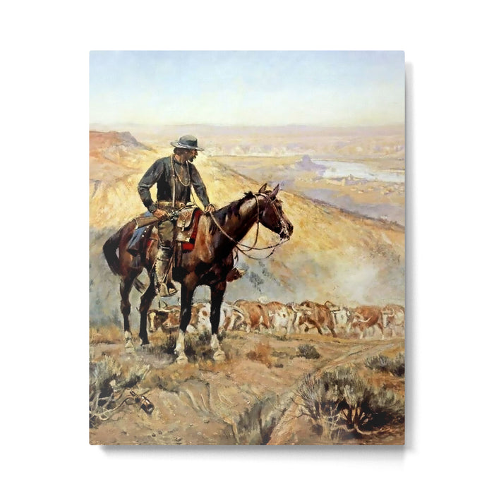 âThe Wagon Bossâ by Charles M Russell Metal Print Gallery Image 1
