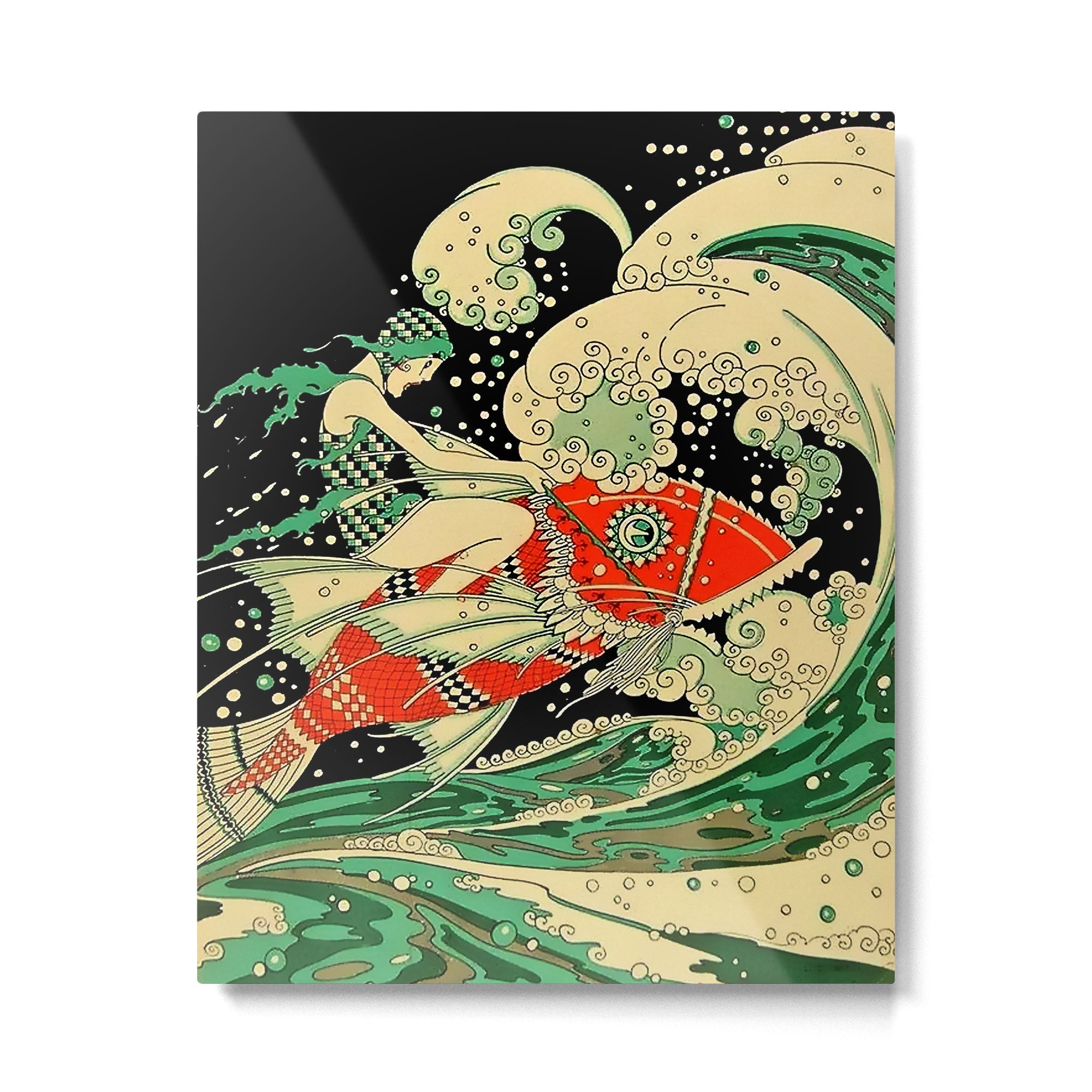 âWaterâ Art Deco By J Carlos Metal Print Gallery Image 4