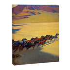 âWild Horses of Nevadaâ by Maynard Dixon Canvas Print Gallery Image 8
