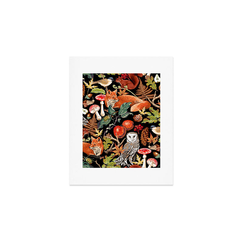 AUTUMN WOODLAND Art Print Gallery Image 1