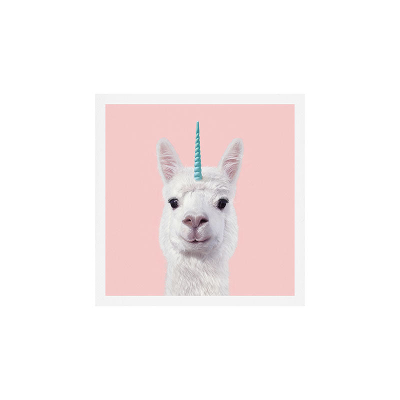 ALPACA UNICORN Art Print Gallery Image 1