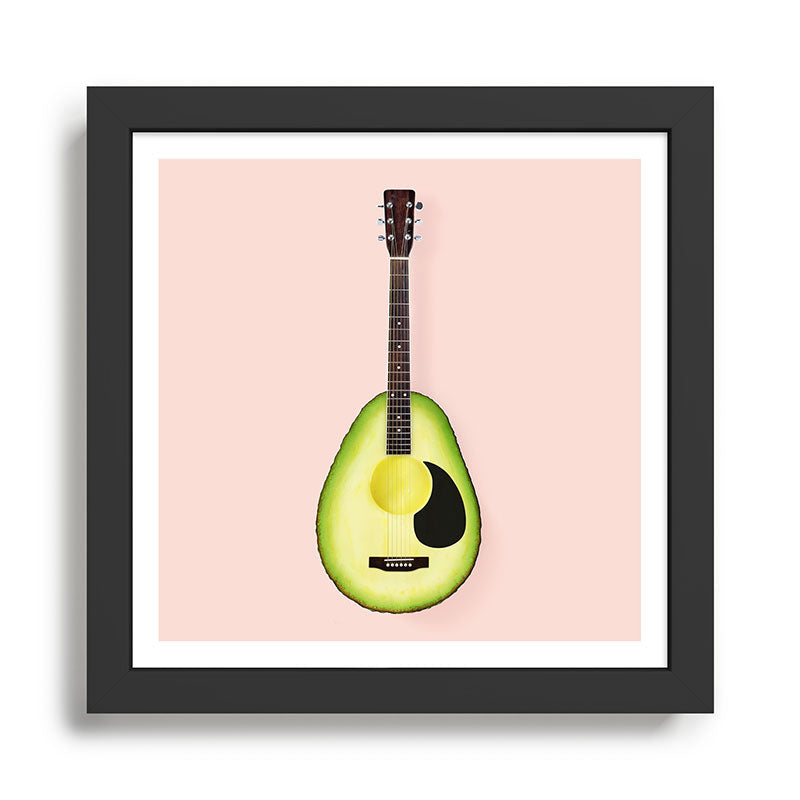AVOCADO GUITAR Framed Art Print Gallery Image 1