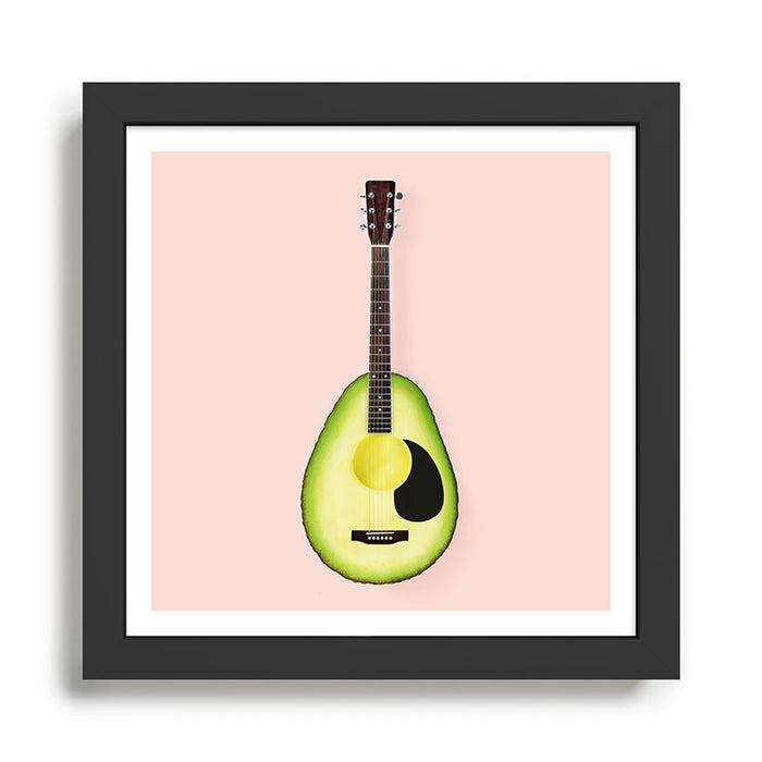 AVOCADO GUITAR Framed Art Print Gallery Image 1