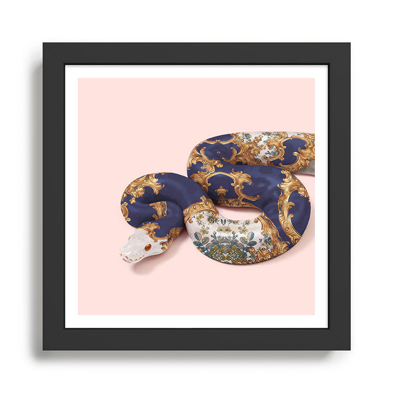 BAROQUE SNAKE Framed Art Print Gallery Image 1